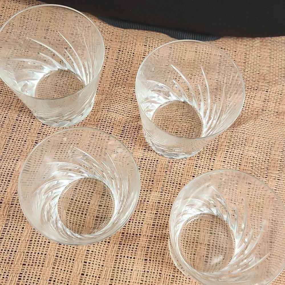 Crystal Clear Tumbler Set of 4 Glasses
